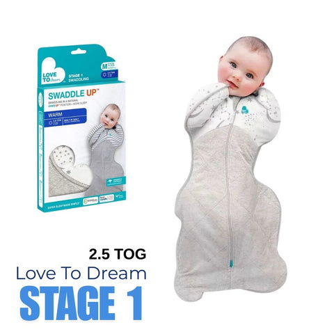 Love To Dream｜【Stage 1】｜ 2.5 TOG | Swaddle Up™ 蝶型包巾