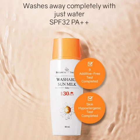 BOTANICAL THERAPY Washable Sunscreen Lotion (SPF32/PA++) 80ml