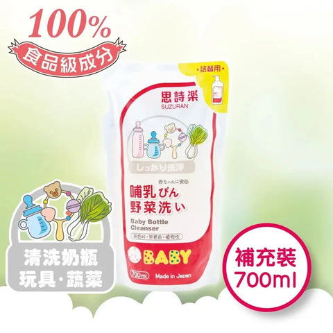 思詩樂｜嬰兒奶瓶蔬果洗潔液 – 補充裝｜700mL - Breastpump City