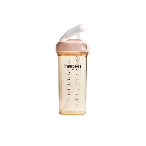 Hegen｜PCTO™ PPSU方圓型寬口飲管杯｜330ml / 11oz｜粉紅色 - Breastpump City