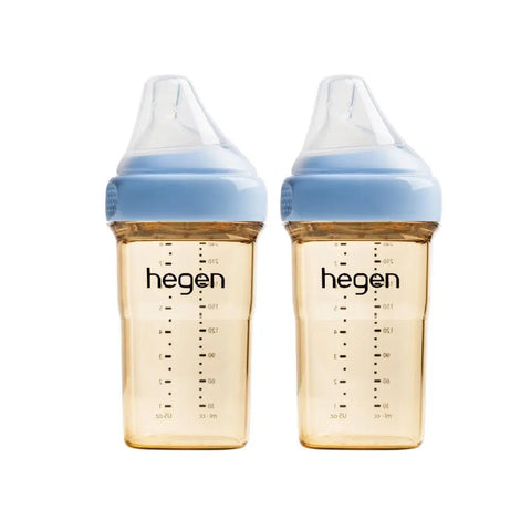 Hegen｜PPSU多功能方圓型寬口奶瓶｜240ml｜兩個裝 - Breastpump City