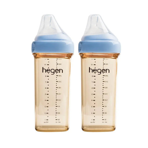 Hegen｜PPSU多功能方圓型寬口奶瓶｜330ml｜兩個裝 - Breastpump City