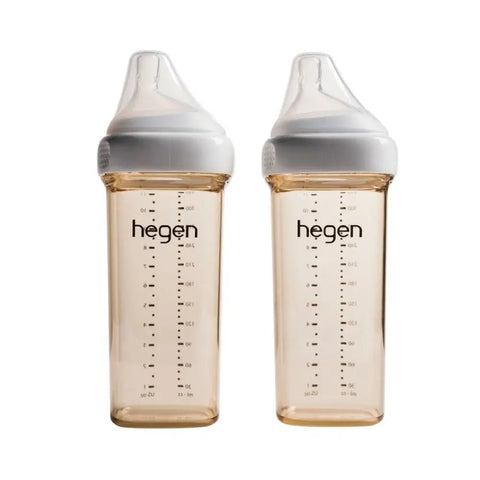 Hegen｜PPSU多功能方圓型寬口奶瓶｜330ml｜兩個裝 - Breastpump City