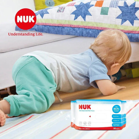 NUK｜嬰兒厚身濕紙巾｜80片 | 3包 - Breastpump City