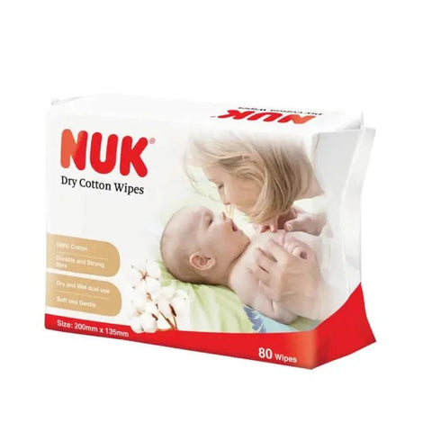 NUK｜嬰兒乾濕兩用紙巾｜80抽裝｜6包 - Breastpump City