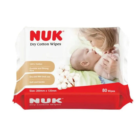 NUK｜嬰兒乾濕兩用紙巾｜80抽裝｜6包 - Breastpump City