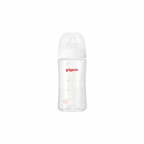 Pigeon｜SoftTouch™ 母乳實感闊口徑玻璃奶樽｜240mL - Breastpump City