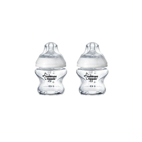 Tommee Tippee｜Closer to Nature® 150mL 奶瓶配超柔軟慢流量奶咀｜兩個裝 - Breastpump City